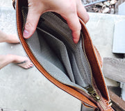 RTS: Genuine Leather and Cowhide Purse