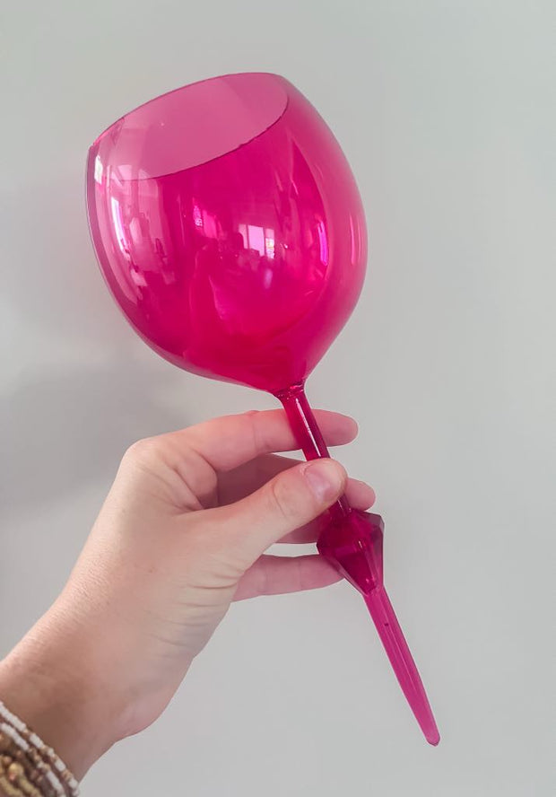 RTS Floating Acrylic wine glasses