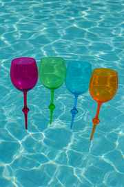 RTS Floating Acrylic wine glasses