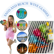 RTS Floating Acrylic wine glasses