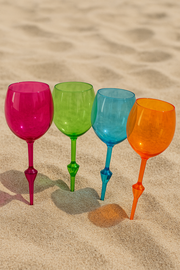 RTS Floating Acrylic wine glasses